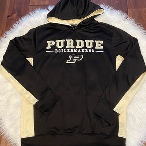 Purdue Boilermakers Black and Cream Hoodie